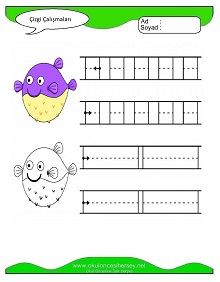 Çizgi Çalışma Sayfaları